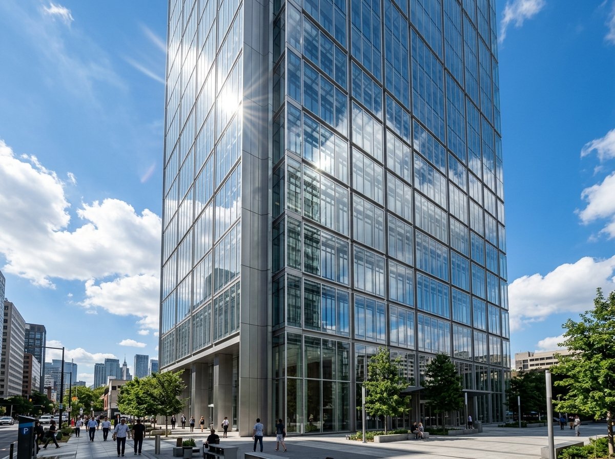 Commercial Glass Facade Building by Almax